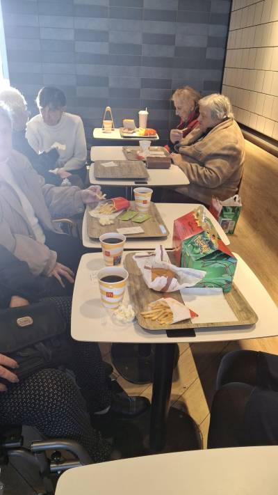 Návštěva restarantu McDonalds