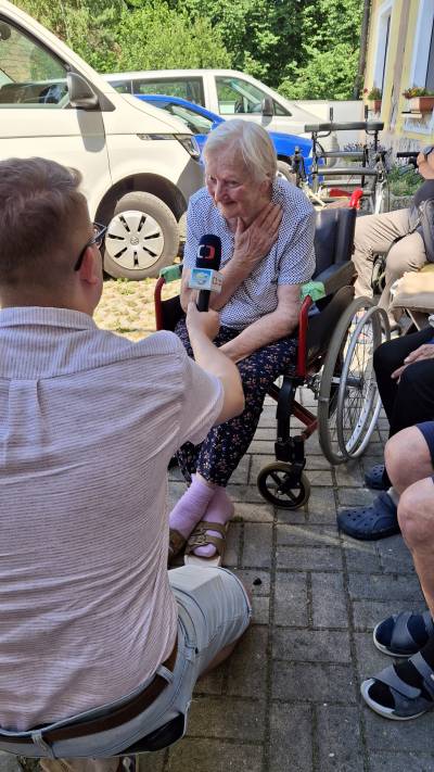 Návštěva jezdeckého oddílu