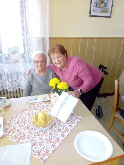 Oslava narozenin paní Svitákové