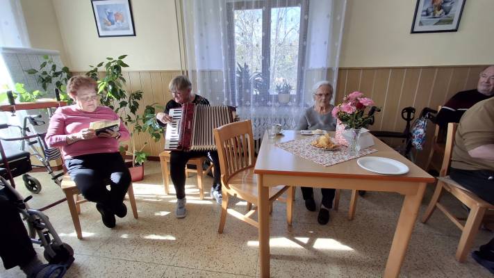 Oslava narozenin paní Svitákové