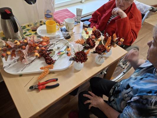 Tvoření podzimní dekorace