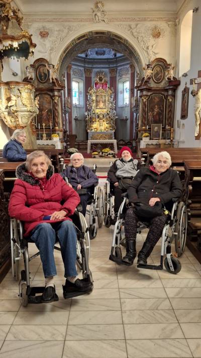 Návštěva kostela v Klokotech