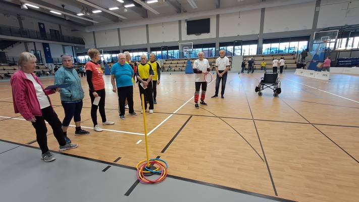 Liga seniorů - hod kroužky