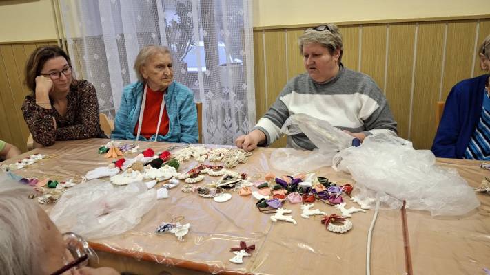 Ukázka výroby vánoční dekorace