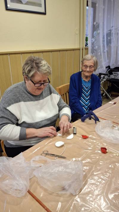 Ukázka výroby vánoční dekorace