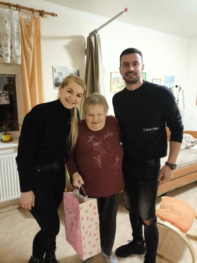 Předání vánočních dárků