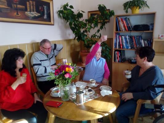 Oslava narozenin paní Bognárové