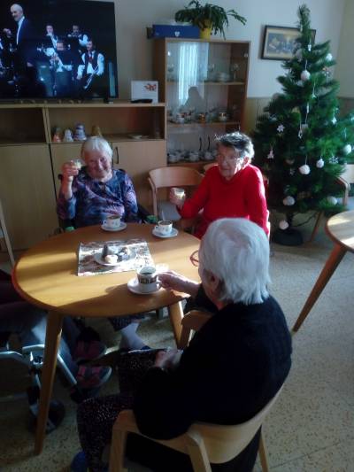 Oslava narozenin paní Bognárové