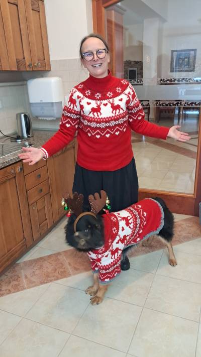 Paní Absolonová se svou fenkou Kirou