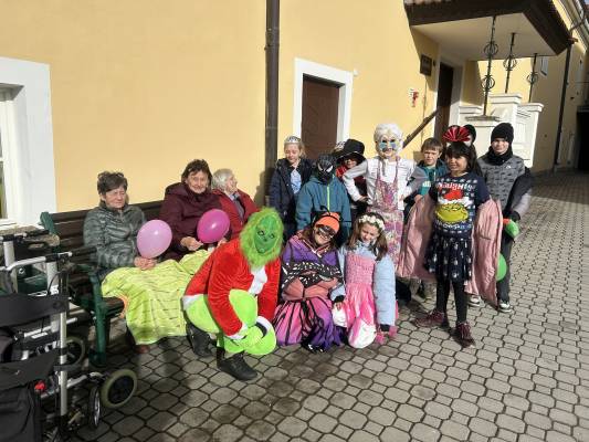 Masopustní průvod dětí ZŠ