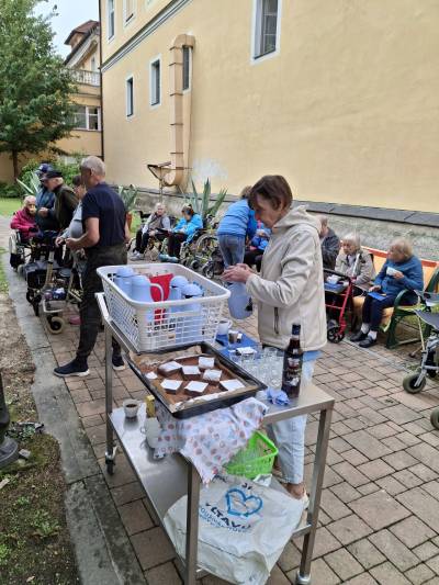 Přátelské utkání v petaque s klienty z domova z Budislavi