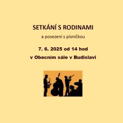 Pozvánka na setkání s rodinami do Budislavi